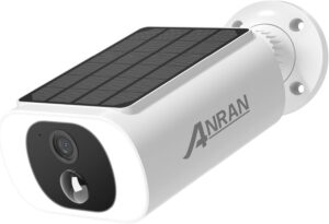ANRAN 2K Solar Security Cameras Wireless Outdoor, 2.4Ghz WiFi